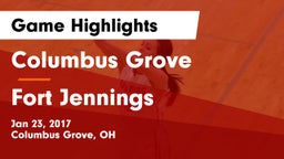 Columbus Grove  vs Fort Jennings  Game Highlights - Jan 23, 2017