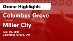 Columbus Grove  vs Miller City  Game Highlights - Feb. 28, 2019