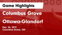 Columbus Grove  vs Ottawa-Glandorf  Game Highlights - Dec. 26, 2019