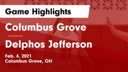 Columbus Grove  vs Delphos Jefferson  Game Highlights - Feb. 4, 2021