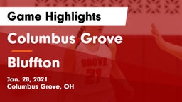 Columbus Grove  vs Bluffton  Game Highlights - Jan. 28, 2021