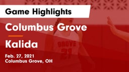 Columbus Grove  vs Kalida  Game Highlights - Feb. 27, 2021