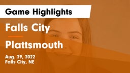 Falls City  vs Plattsmouth  Game Highlights - Aug. 29, 2022