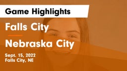 Falls City  vs Nebraska City  Game Highlights - Sept. 15, 2022