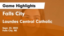 Falls City  vs Lourdes Central Catholic  Game Highlights - Sept. 22, 2022