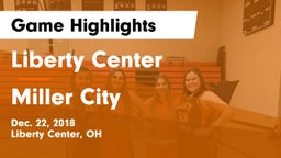 Liberty Center  vs Miller City  Game Highlights - Dec. 22, 2018