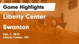 Liberty Center  vs Swanton  Game Highlights - Feb. 7, 2019
