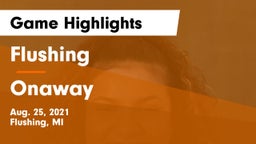 Flushing  vs Onaway Game Highlights - Aug. 25, 2021