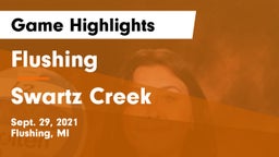 Flushing  vs Swartz Creek  Game Highlights - Sept. 29, 2021