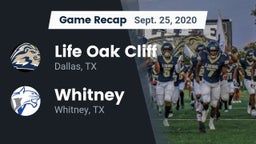 Recap: Life Oak Cliff  vs. Whitney  2020