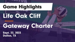 Life Oak Cliff  vs Gateway Charter Game Highlights - Sept. 22, 2023