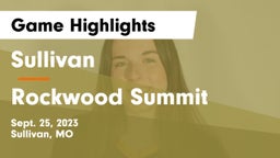 Sullivan  vs Rockwood Summit  Game Highlights - Sept. 25, 2023