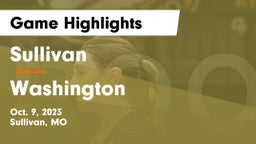 Sullivan  vs Washington  Game Highlights - Oct. 9, 2023