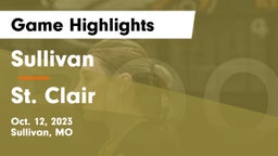 Sullivan  vs St. Clair  Game Highlights - Oct. 12, 2023