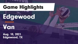 Edgewood  vs Van  Game Highlights - Aug. 10, 2021