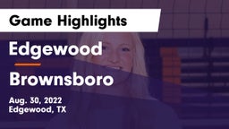 Edgewood  vs Brownsboro  Game Highlights - Aug. 30, 2022