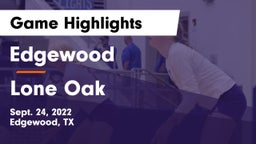Edgewood  vs Lone Oak  Game Highlights - Sept. 24, 2022