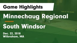 Minnechaug Regional  vs South Windsor  Game Highlights - Dec. 22, 2018