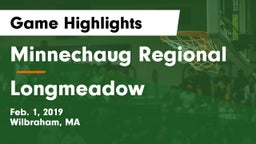 Minnechaug Regional  vs Longmeadow  Game Highlights - Feb. 1, 2019