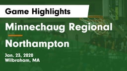 Minnechaug Regional  vs Northampton  Game Highlights - Jan. 23, 2020