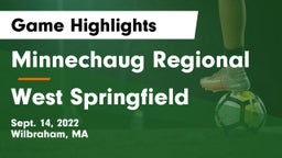 Minnechaug Regional  vs West Springfield  Game Highlights - Sept. 14, 2022