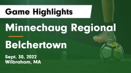 Minnechaug Regional  vs Belchertown Game Highlights - Sept. 30, 2022