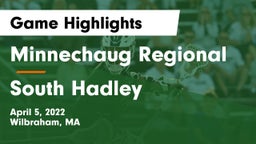 Minnechaug Regional  vs South Hadley Game Highlights - April 5, 2022