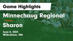 Minnechaug Regional  vs Sharon  Game Highlights - June 8, 2022