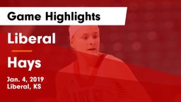 Liberal  vs Hays  Game Highlights - Jan. 4, 2019