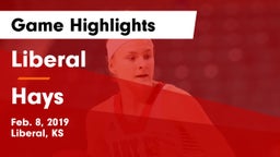 Liberal  vs Hays  Game Highlights - Feb. 8, 2019