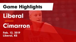 Liberal  vs Cimarron  Game Highlights - Feb. 12, 2019