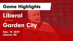 Liberal  vs Garden City  Game Highlights - Feb. 19, 2019