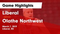 Liberal  vs Olathe Northwest  Game Highlights - March 7, 2019