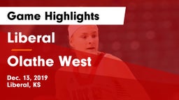 Liberal  vs Olathe West   Game Highlights - Dec. 13, 2019