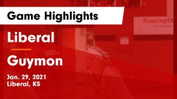 Liberal  vs Guymon Game Highlights - Jan. 29, 2021