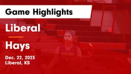 Liberal  vs Hays Game Highlights - Dec. 22, 2023