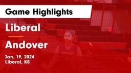 Liberal  vs Andover Game Highlights - Jan. 19, 2024