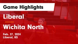 Liberal  vs Wichita North  Game Highlights - Feb. 27, 2024