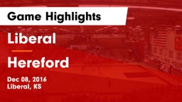 Liberal  vs Hereford  Game Highlights - Dec 08, 2016