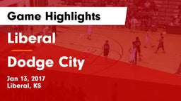Liberal  vs Dodge City  Game Highlights - Jan 13, 2017