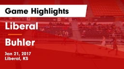 Liberal  vs Buhler  Game Highlights - Jan 21, 2017