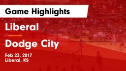 Liberal  vs Dodge City  Game Highlights - Feb 23, 2017