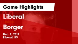 Liberal  vs Borger  Game Highlights - Dec. 9, 2017