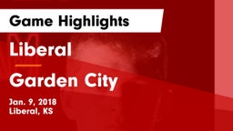 Liberal  vs Garden City  Game Highlights - Jan. 9, 2018