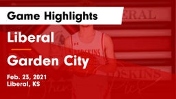 Liberal  vs Garden City  Game Highlights - Feb. 23, 2021