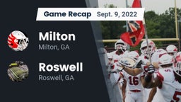 Recap: Milton  vs. Roswell  2022