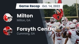Recap: Milton  vs. Forsyth Central  2022