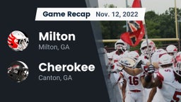 Recap: Milton  vs. Cherokee  2022