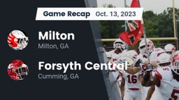 Recap: Milton  vs. Forsyth Central  2023
