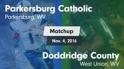 Matchup: Parkersburg vs. Doddridge County  2016